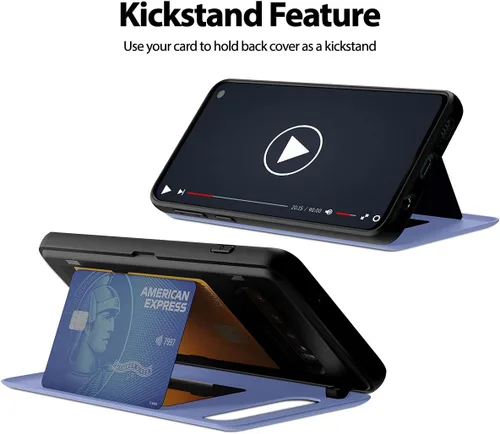 Vista 7 de GOOSPERY Funda protectora magnética compatible con Galaxy S10, con tarjetero, tipo billetera, cierre magnético automático fácil, cubierta trasera