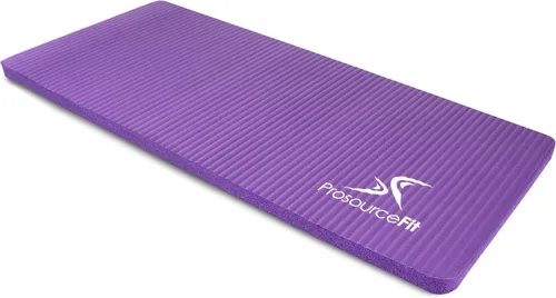 Vista 7 de ProsourceFit Rodillera y codera de yoga extragruesa de 15 mm (5/8”) se adapta a tapetes estándar para articulaciones libres de dolor en yoga