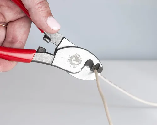 Vista 4 de JIC-625 Cortador de cable de COAX y red de cobre, hasta cable de 6 AWG