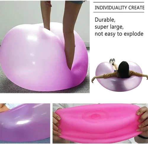 Vista 3 de Bola de agua de bola de burbujas para adultos, bola inflable de burbujas de 27 pulgadas