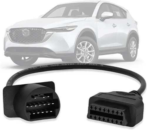 Vista 16 de Cable Adaptador OBD1 a OBD2 Compatible con Conector de 3 Pines para Honda, Adaptador de 3 Pines OBD1 a 16 Pines OBD2 para Vehículos Antiguos