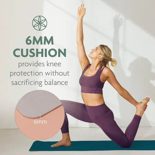 Vista 10 de Gaiam Esterilla de Yoga Performance TPE de Ejercicio y Fitness para Todo Tipo de Yoga, Pilates y Ejercicios de Piso