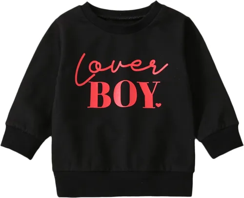Vista 92 de Traje de San Valentín para bebé, niña, niño, traje de San Valentín, sudadera de manga larga con estampado de corazón