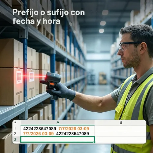 Vista 7 de Tera Anillo portátil del escáner del código de barras: Mini 1D 2D QR lector Rojo