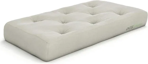 Vista 8 de Nirvana Futons Colchón de futón individual extra grueso de 10 pulgadas, sarga negra, fabricado en Estados Unidos