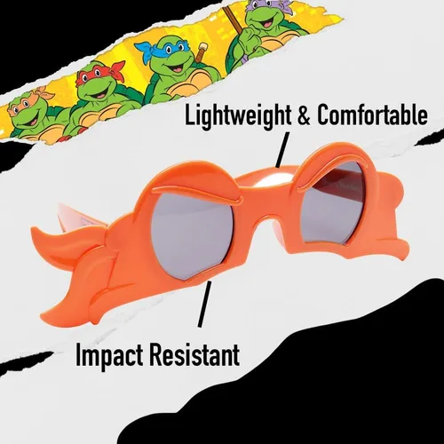 Vista 2 de Sun-Staches Teenage Mutant Ninja Turtles Sunglasses Leonardo, Raphael, Donatello & Michelangelo One Size Fits Most