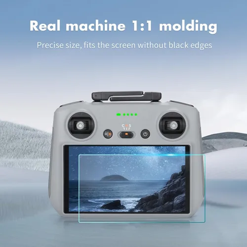 Vista 5 de SEASKY Protector de pantalla de vidrio templado HD para DJI RC/RC2 Mini 4/3 Pro DJI Mavic 3 Pro Air 3S Mavic 4 Pro Drone Accesorios Control remoto
