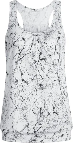 Vista 30 de Miusey - Camiseta sin mangas para mujer, cuello redondo, ajuste holgado, espalda cruzada, de yoga 1# Negro
