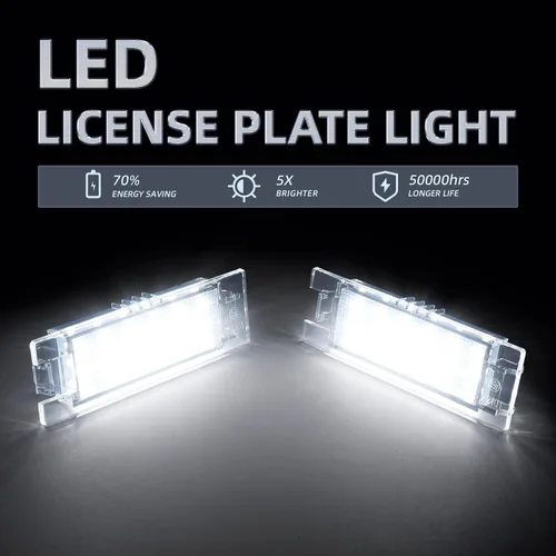 Vista 3 de Luces LED de matrícula para Chevy Camaro 2014-2023, Malibu 2013-2015, Volt 2011-2023