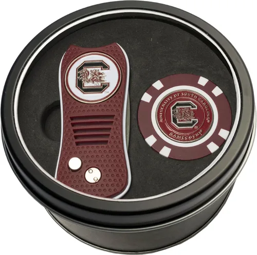 Vista 38 de Team Golf NCAA - Juego de regalo de lata unisex para adultos con herramienta Switchfix Divot y chip de golf