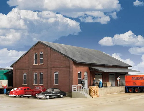 Vista 15 de Walthers Cornerstone Serie Kit HO Scale 2-Stall Motor House & Accesorios