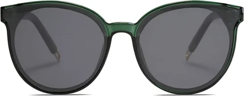 Vista 2 de SOJOS Gafas de sol redondas de moda para mujeres y hombres, estilo vintage de gran tamaño SJ2057