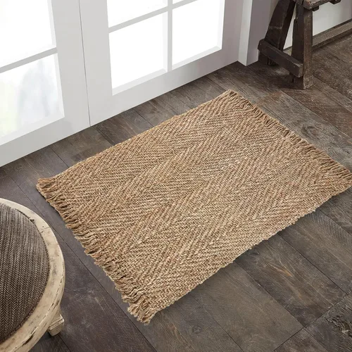 Vista 7 de Superior Alfombra bohemia de yute con flecos, 6 x 9 pies, natural