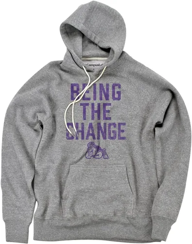 Vista 13 de Campus Lab Colección de sudadera con capucha unisex para adultos, con frase de espíritu desgastado, universitaria