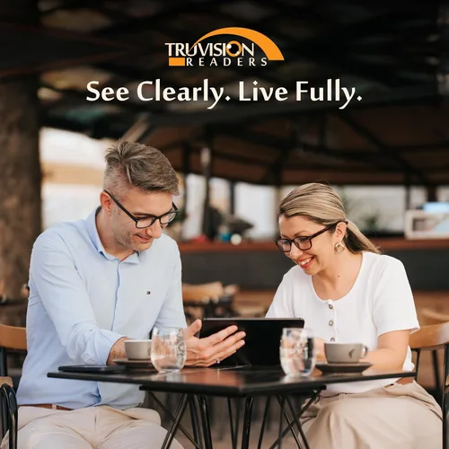 Vista 5 de TruVision 9505HP Reading Glasses - 1, 2, 3 Pack for Men & Women 9505 2 negro