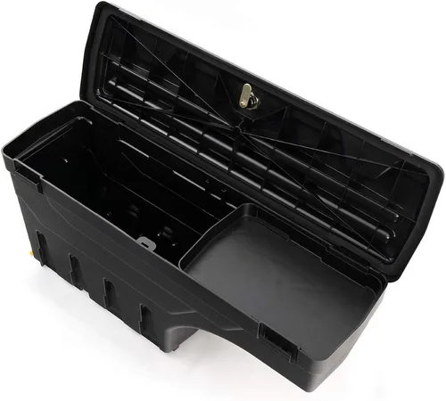 Vista 4 de GRAND ORANGE Caja de herramientas con cerradura para caja de almacenamiento de caja de camiones