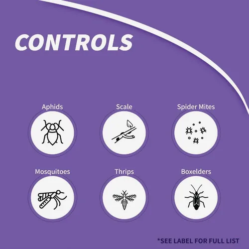 Vista 5 de Bonide Malathion - Control de insectos, concentrado listo para mezclar de 32 onzas para uso en jardín al aire libre