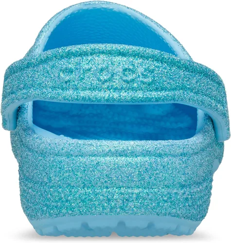 Vista 2 de Crocs Zuecos clásicos con purpurina unisex para adultos