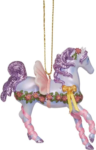 Vista 3 de Enesco The Trail of Painted Ponies Dance of The Sugar Plum - Adorno colgante de 2.5 pulgadas, multicolor
