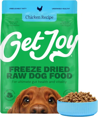 Vista 10 de Get Joy Alimento liofilizado para perros Receta de carne de res con superalimentos para la salud intestinal y la digestión Comida o adorno