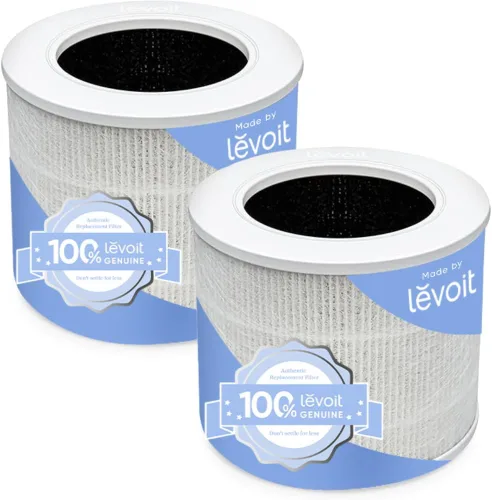 Vista 4 de Levoit Filtro de repuesto original para purificador de aire Vital 100, 1 paquete AHAM VERIFICE, carbón activado de alta eficiencia para eliminar