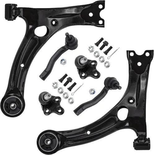Vista 41 de Detroit Axle - Kit de extremo delantero para Chrysler 300 Dodge Charger 2011-2023 Challenger, 2 Lower Rearward Control Arms 2 Outer Tie Rods 2