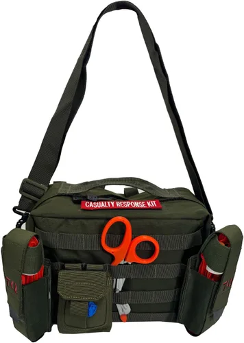 Vista 3 de Rescue Essentials Active Shooter - Kit de respuesta a accidentes - OD Green