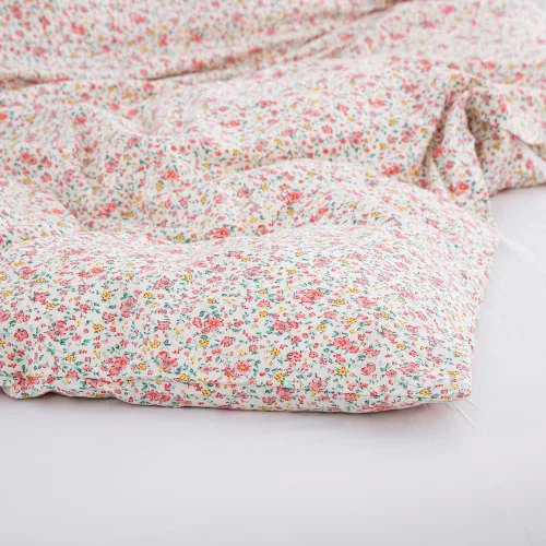Vista 4 de DAUAOTO Juego de funda de edredón Twin XL de 68"X92", ropa de cama de algodón con estampado de granja para cama Twin XL extra larga, patrón floral