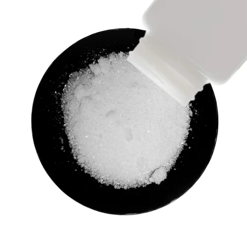 Vista 4 de Sacarina de sodio [C7H4O3NSNa.2H2O] 99.9% USP Cristales de grado alimenticio 4 onzas en una botella