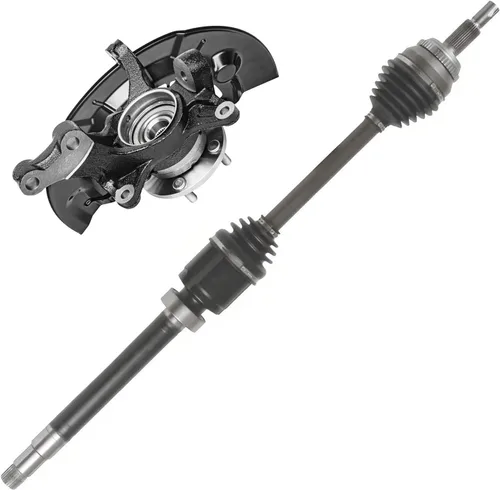 Vista 144 de Detroit Axle - 2 ejes CV delanteros para Chevy Silverado 1500 2007-2018, GMC Sierra Suburban Yukon XL 1500 Avalanche Cheyenne Cadillac Escalade ESV
