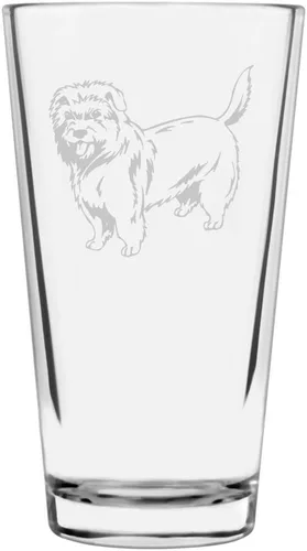 Vista 234 de Podenco Canario - Vaso de pinta de 16 onzas con temática de perro personalizado