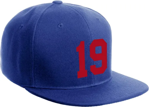 Vista 46 de Número de equipo modificado para requisitos particulares del jugador del color del sombrero del Snapback de la visera plana clásica de la visera