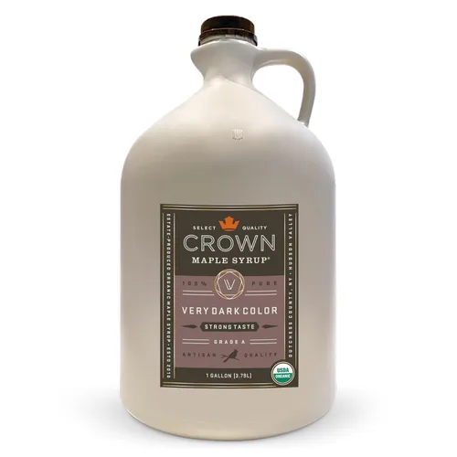 Vista 11 de Crown Maple Color ámbar, jarabe de arce orgánico de sabor rico, 12.7 onzas líquidas, adobos de sabor, cócteles, panqueques, calabaza y tocino