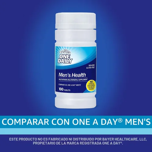 Vista 6 de 21st Century One Daily - Tabletas de salud para hombres, 100