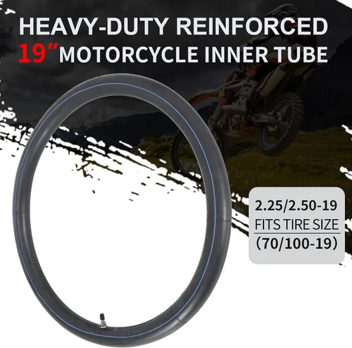 Vista 3 de RUTU 70/100-19 2.25/2.50-19 - Tubo interior de motocross, tubos resistentes de 0.079 pulgadas de grosor reforzado para motocross de 19 pulgadas