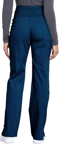 Vista 2 de Cherokee Pantalones de maternidad para mujer, ropa de trabajo profesional suave elástico WW220