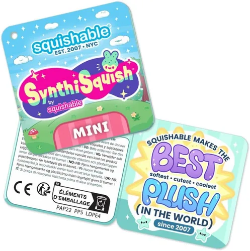 Vista 7 de Squishable - Mini abeja de gato - Colección SynthiSquish - 11 pulgadas - Juguete suave coleccionable de peluche