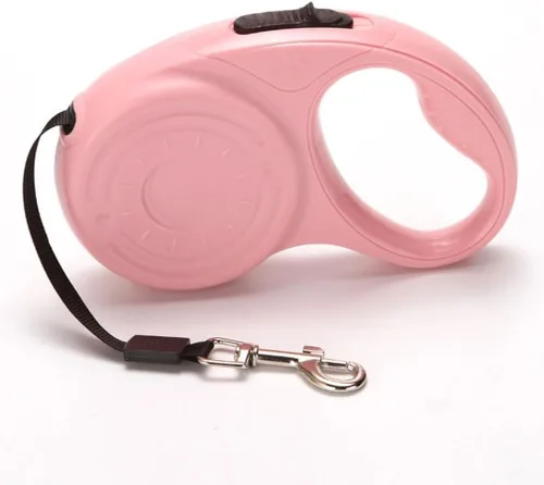 Vista 5 de Retractable Pet Leash Automatic Nylon Dog Lead 5m Extendable Traction Rope for Cat