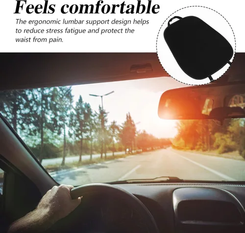 Vista 5 de FAVOMOTO Cojines de asiento automotriz Funda de asiento de coche transpirable Almohada lumbar para coche