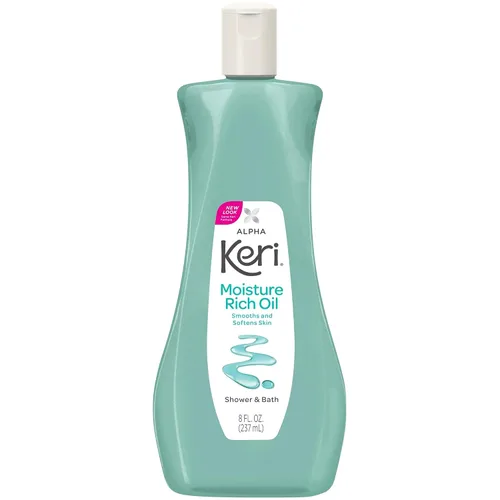 Vista 2 de Alpha Keri - Aceite rico en humedad para ducha y baño, 8 onzas (paquete de 3)