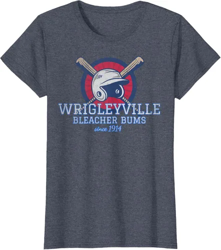 Vista 43 de Wrigleyville Bleacher Bums - Camiseta de béisbol divertida