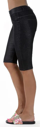 Vista 3 de Prolific Health Leggings para mujer con aspecto de pantalones de mezclilla, mallas adelgazantes de muchos colores, en elastano, pantalones capri