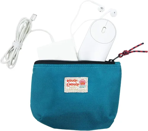 Vista 10 de Rough Enough - Bolsa de almacenamiento tecnológico pequeña EDC Organizador de cables de viaje Holds Chargers, Cords, Hard Drives, Earbuds, 1680D