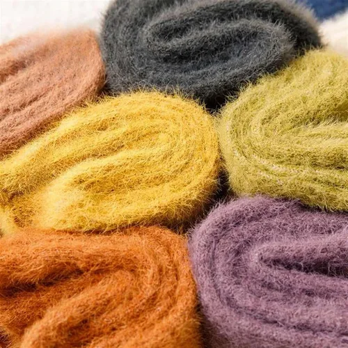 Vista 5 de TRENIS Ventilation Solid Socks Comfortable Socks Winter Warm Fluffy Bed Socks