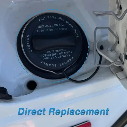 Vista 8 de Tapa de llenado de tapa de gasolina para depósito de combustible, compatible con Mercedes-Benz C300 C350 E550 S600 CLS550 CL600 SL500 SL500 S65 AMG