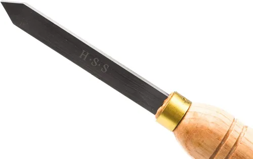 Vista 3 de PSI Woodworking Herramienta de separación LX410 1/2 "x 1/8" M2 HSS Cincel para torneado de madera