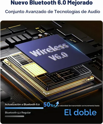 Vista 6 de Adaptador Bluetooth 6.0 a RCA para receptor estéreo, receptor Bluetooth de baja latencia de largo alcance para el hogar, adaptador de audio