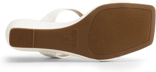 Vista 4 de DREAM PAIRS Sandalias de cuña para mujer, con puntera abierta, estilo casual, con tiras
