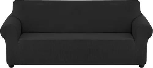 Vista 22 de CONRUSER Funda elástica para sofá, impermeable, funda de sofá suave, protector de muebles con parte inferior elástica para niños, mascotas Aqua