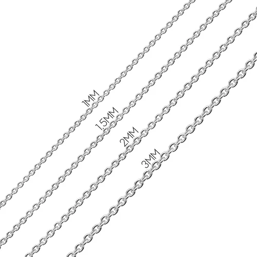 Vista 5 de Bling Jewelry Unisex Thin 2MM Strong Simple Miami Cuban Curb Chain Necklace For Women Men Yellow 14K Gold Plated.925 Sterling Silver 14 16 18 20 24